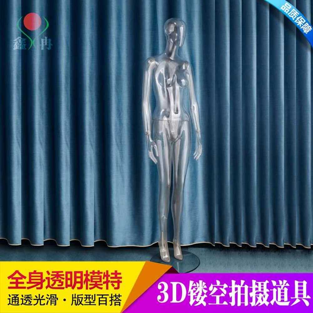 고스트 전신 누끼 사람 속옷 투명마네킹 디스플레이 모델 여성반신 전시대 진열대 - 상세 이미지 3