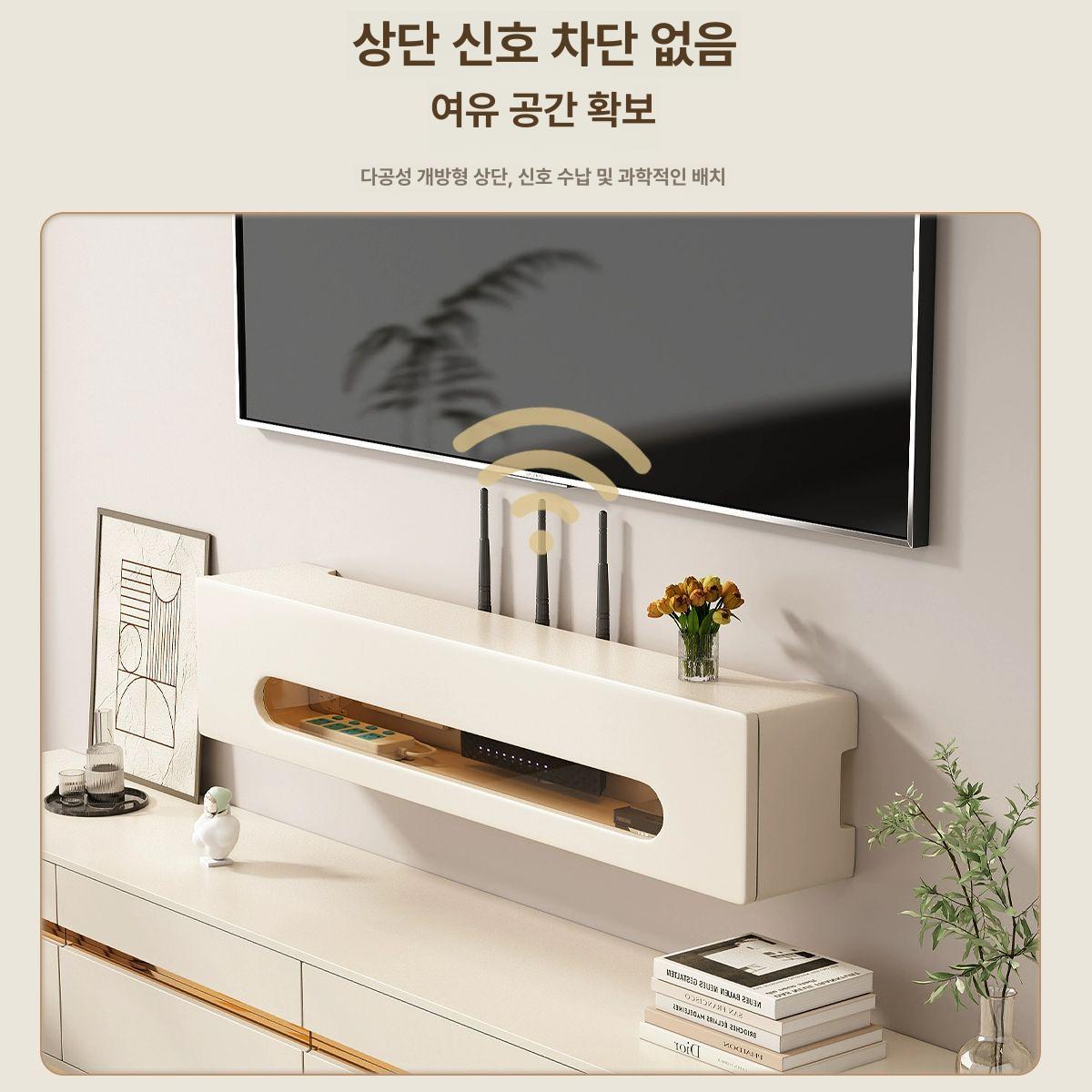 가정 정리대 벽면가리개 셋톱박스정리함 셋탑박스 - 상세 이미지 3