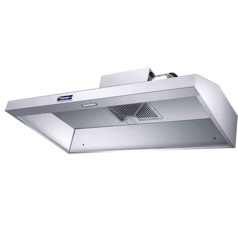 업소용 주방 레인지후드 덕트 후드 환풍기 식당 스텐 120x80x45cm 단일 팬 660W - 상품 이미지