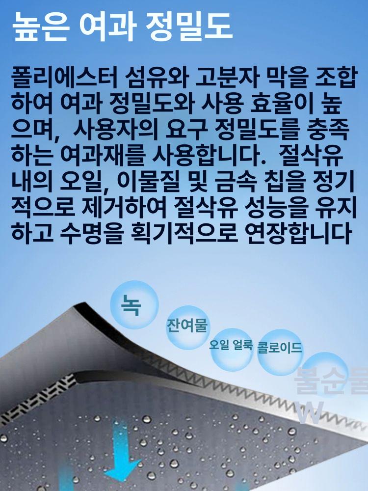 산업용 여과지 고밀도 공업용 펠트지 거름망 고급필터 절삭유 - 상세 이미지 4