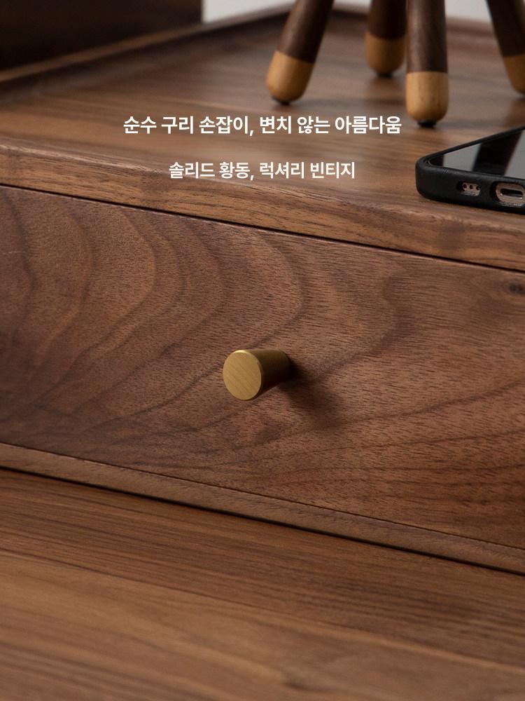 원목 사무실선반 월넛 수납 책장 정리 보관 - 상세 이미지 5