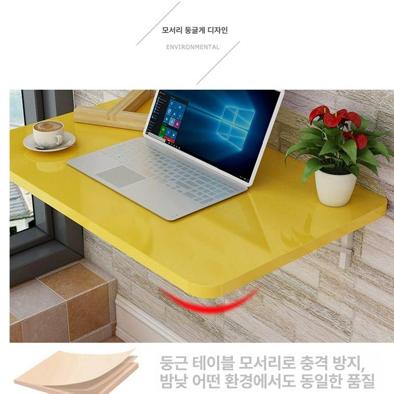 좁은공간 주방보조대 벽부착 조리보조대 접이식 주방테이블 식사대 미니식탁 - 상세 이미지 4
