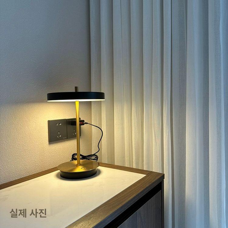 무선 테이블램프 조명 스탠드 무드등 책상 충전식 미니 모던 분위기 - 상세 이미지 4