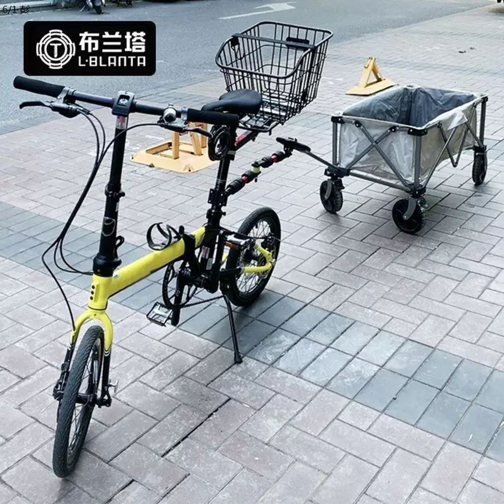 짐수레 자전거트레일러 야외 견인 커넥터 자전거웨건 운반 호환 캐리어 연결고리 장치 - 상세 이미지 5