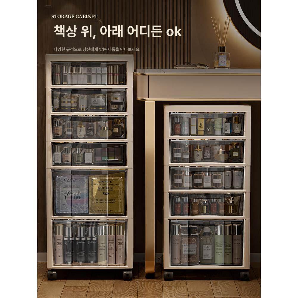 캐비닛 수납장 이동식서류정리함 바퀴 파일보관함 서랍형 수납형 서류캐비넷 정리대 - 상세 이미지 2