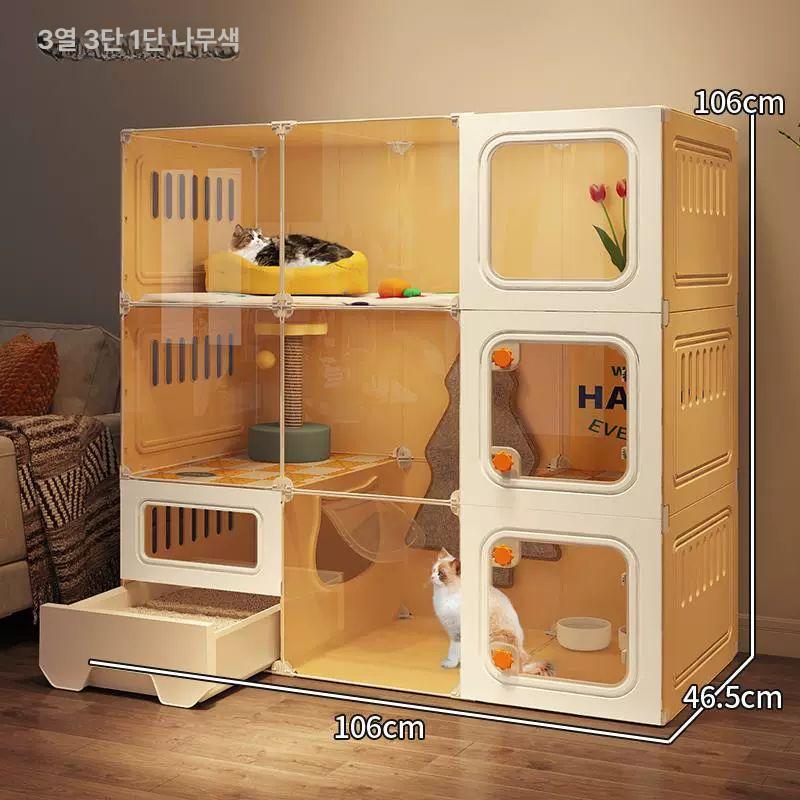 고양이 아파트 캣타워 하우스 타워 스크래쳐 고양이빌라 인테리어 고양이아파트 소형 반려묘 이미지 6