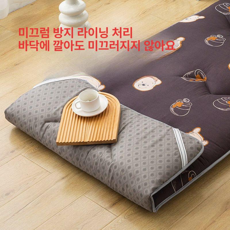 1인용 이불 펜션 자취생 기숙사 팬션매트 까는 방바닥 손님용 푹신한 바닥요매트 - 상세 이미지 4
