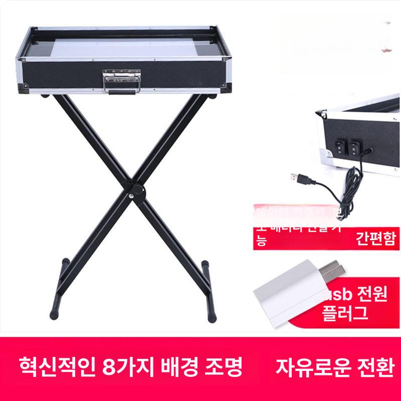 교육용 교구 행사 스탠드 그림판 초보자 모래놀이 샌드아트 컬러 스크린 뚜껑 상자 - 상세 이미지 2
