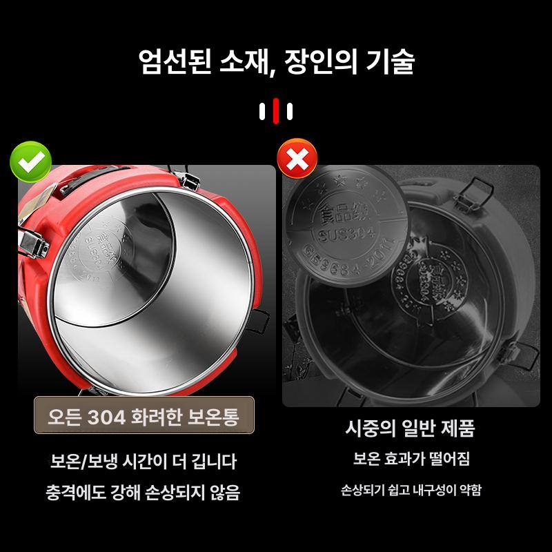 대용량 아이스박스 용기 피크닉 손잡이 쿨러백 배달용 야외 보온보냉백 낚시 보온물통 - 상세 이미지 5