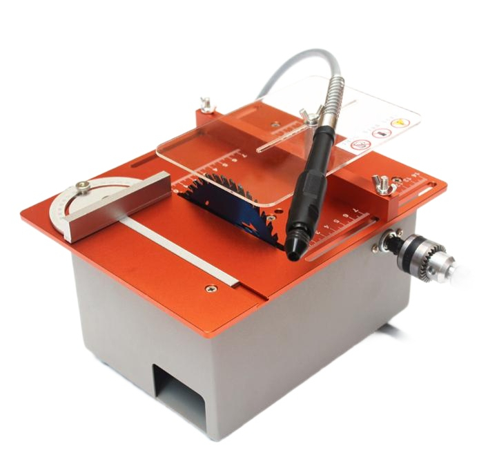 미니 테이블 쏘 절단기 슬라이딩 목공 소형 전기톱 테이블쏘 조기대 원형톱 소형밴드쏘 - 상품 이미지