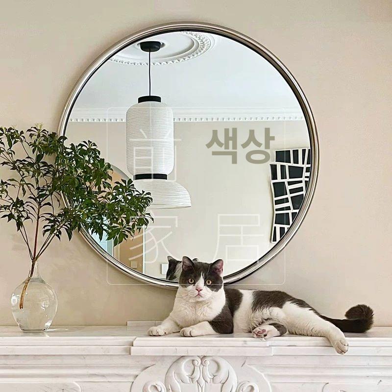 화장대 거울 정사각형 가구 현관 미러 인테리어소품 거실 수납 아크릴 메이크업 탁상 - 상세 이미지 3
