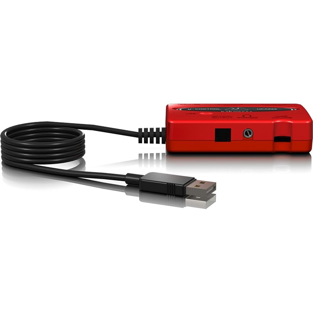 베링거 U-Control UCA222 초저지연 2인치/2인치 USB 오디오 인터페이스(디지털 출력 포함) - 상세 이미지 3