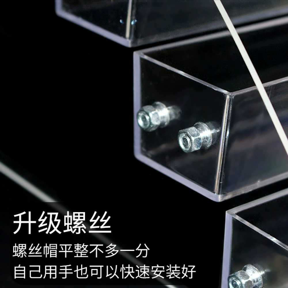 화장대 정리대 매니큐어 네일박스 선반 다용도 메이크업 계단식진열대 악세사리 - 상세 이미지 5