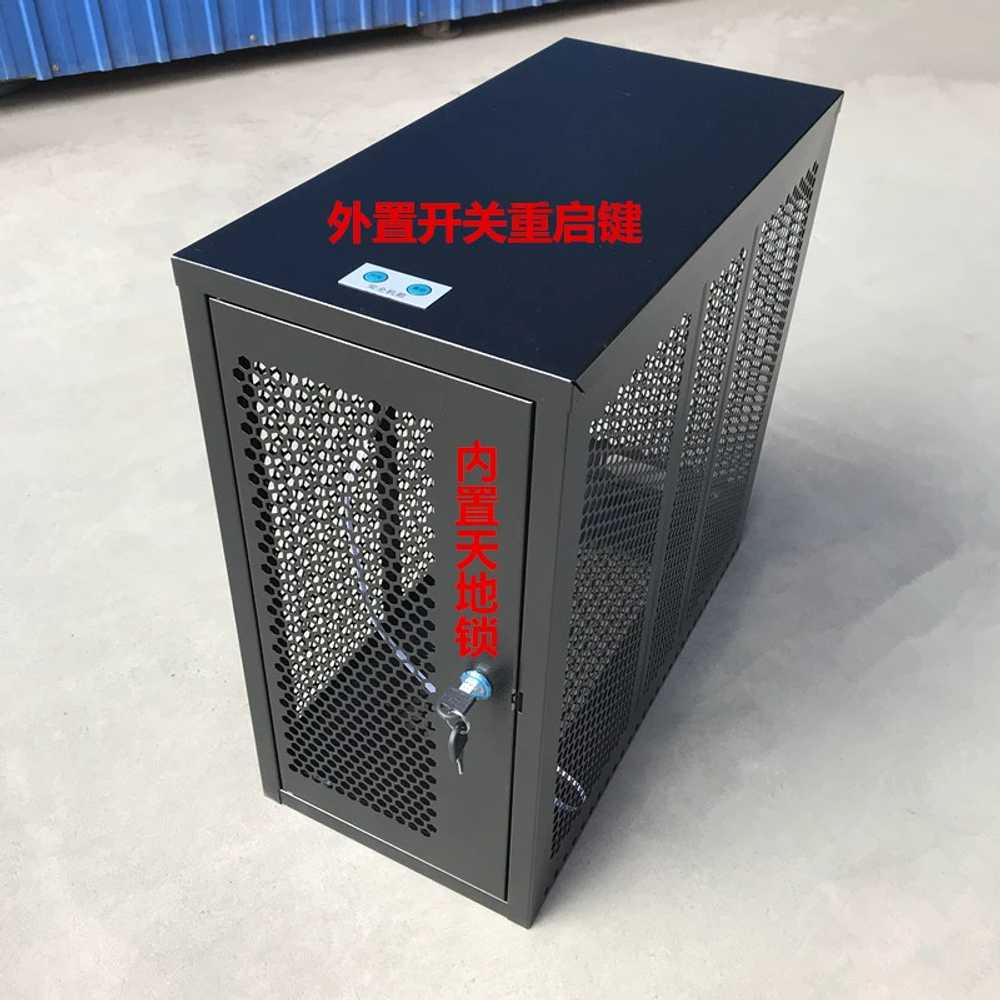 컴퓨터 본체 하드웨어 회사 학교 도난방지 PC 게이밍 어항케이스 튜닝 잠금함 프레임 - 상세 이미지 4