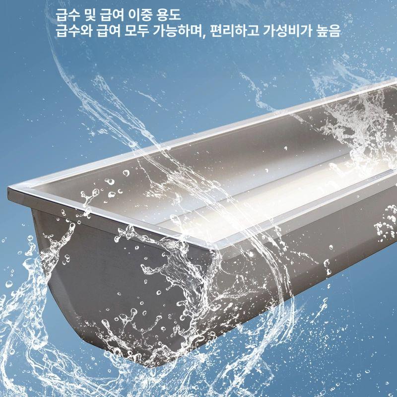식수대 자동급수기 가축용 목장 동물 소 물그릇 장비 사료통 먹이통 히터 여물통 - 상세 이미지 3