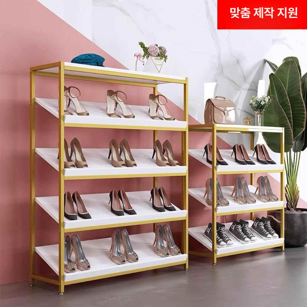 정리대 구두진열장 디스플레이 거치대 업소용 신발장 선반 판매대 슈즈랙 매장용 - 상세 이미지 3