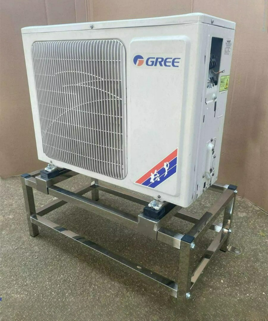 에어컨 실외기선반 철제 브래킷 에어컨실외기 고정 선반 다이 에어컨실외기받침대 앵글 설치 - 상품 이미지