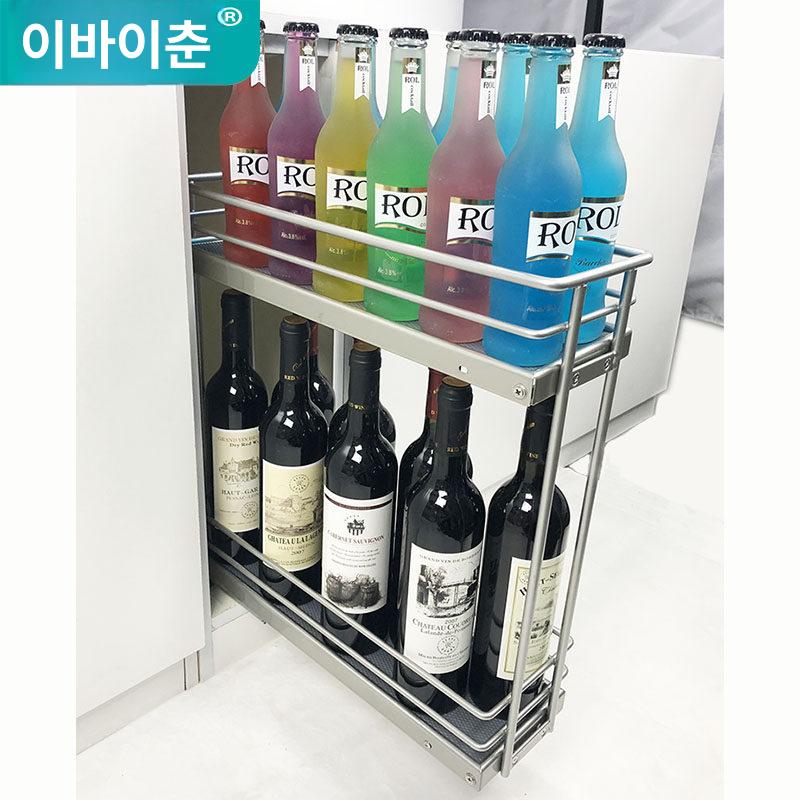 주방선반 싱크대선반 정리 서랍 슬라이드 하부 인출식선반 싱크대슬라이딩선반 수납함 - 상세 이미지 4