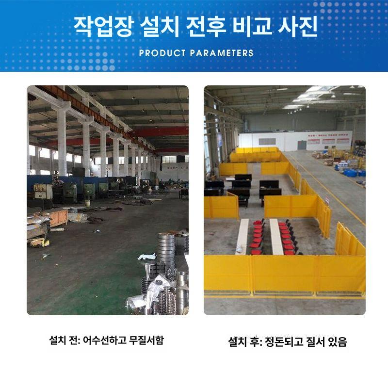 용접 가림막 이동식 현장 울타리 방염 방지 스크린 가리개 칸막이 공사장 보호 차단막 불똥 - 상세 이미지 3