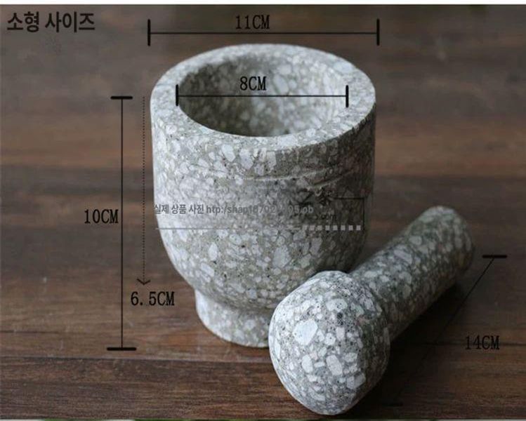 석재 가정용돌절구 옛날 두부 콩갈기 분쇄기 으깨기 상판 콩비지 콩가는 절구통 - 상세 이미지 3