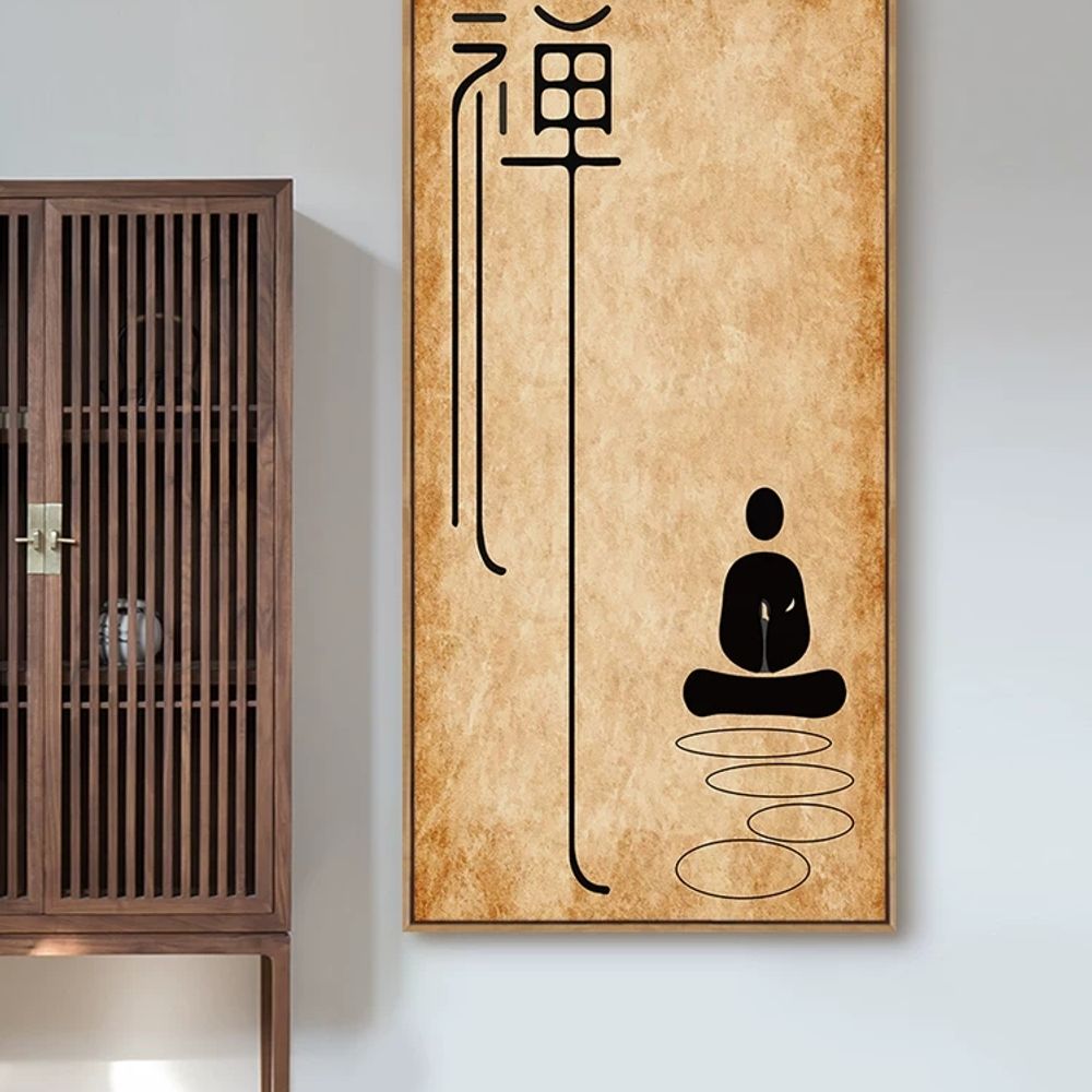 벽화 현관액자 일식 레스토랑 식당 프레임 포스터 일본 술집 그림 거실 호텔 장식 - 상세 이미지 5