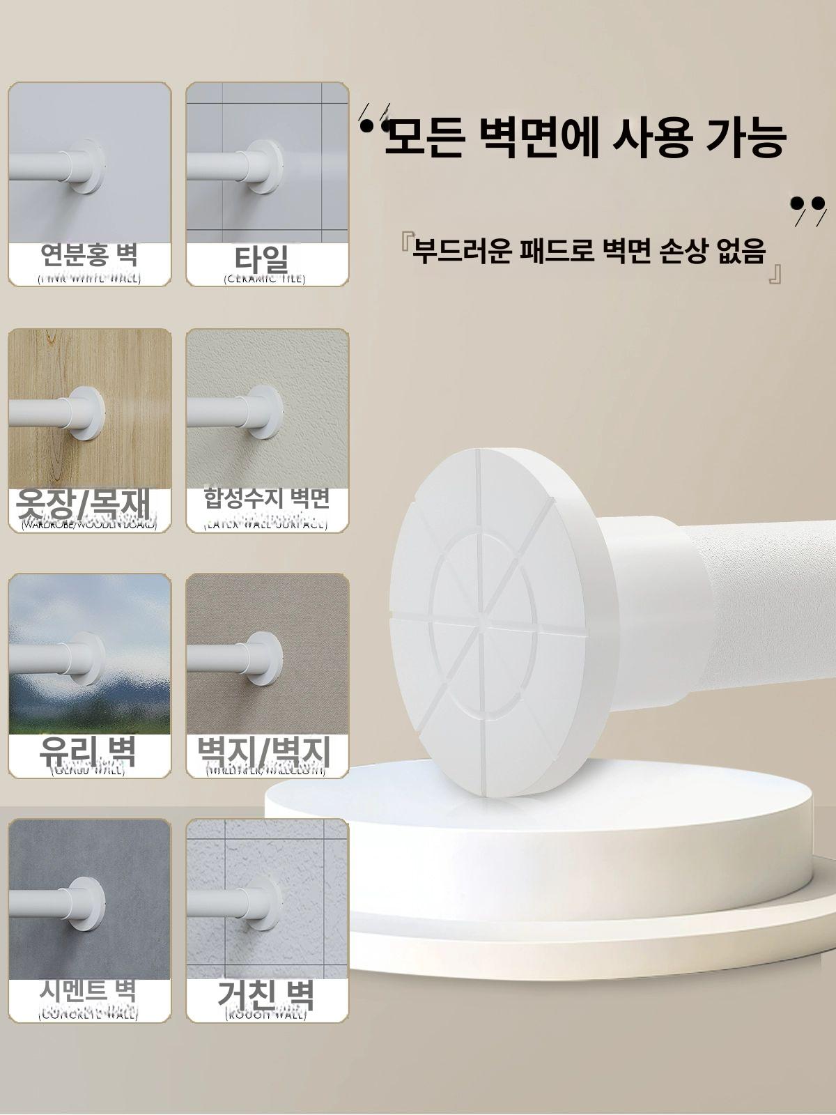 도어 벽행거 거는 벽옷걸이 고리 다용도걸이 접착식후크 고정 문걸이 무타공옷걸이 - 상세 이미지 3