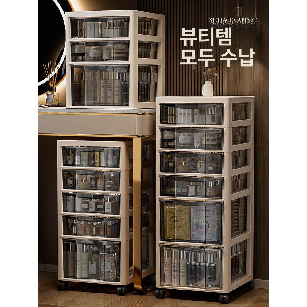 캐비닛 수납장 이동식서류정리함 바퀴 파일보관함 서랍형 수납형 서류캐비넷 정리대 - 상세 이미지 4