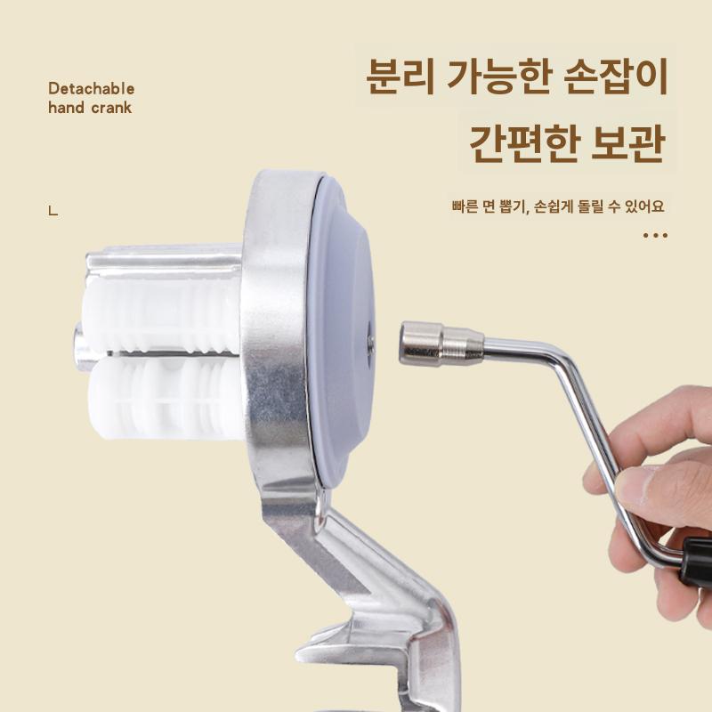 파스타기계 제면기 수동 가정용 반죽 제조기 칼국수 국수기계 면뽑기 면발기 소면 - 상세 이미지 3