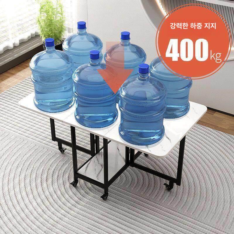 이동식 접이식식탁 공간활용 다용도 높이 간이 베란다 가정용 확장형식탁 사각테이블 - 상세 이미지 3