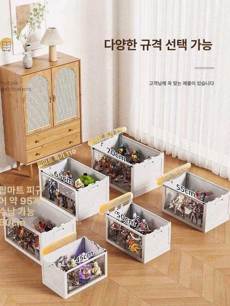 대형 진열장 투명 디스플레이 박스 정리함 전시대 케이스 쇼케이스 보관함 피규어 인형 - 상세 이미지 3