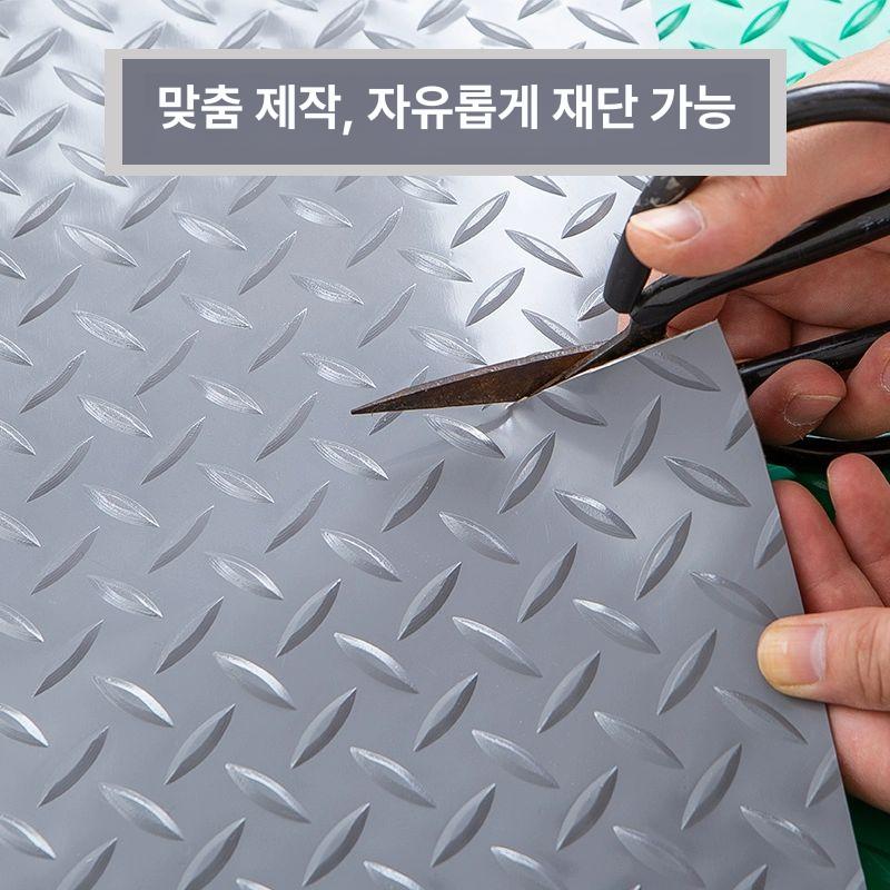 pvc 방수매트 미끄럼방지 대형 미끄럼 공장 미끄럼방지패드 패드 방지 방수 고무매트 매트 - 상세 이미지 3