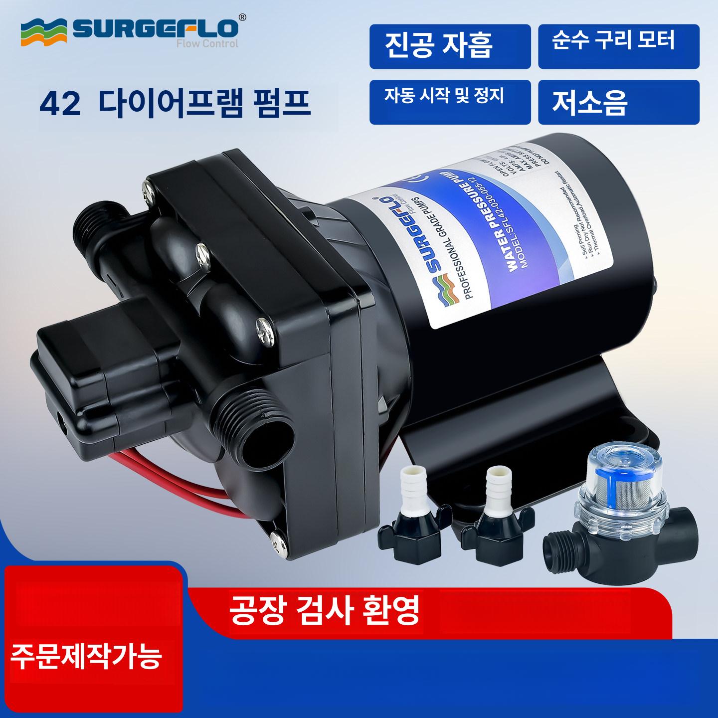 워터펌프 세차 다이아프램 DC 상품 고압 캠핑 - 상세 이미지 2