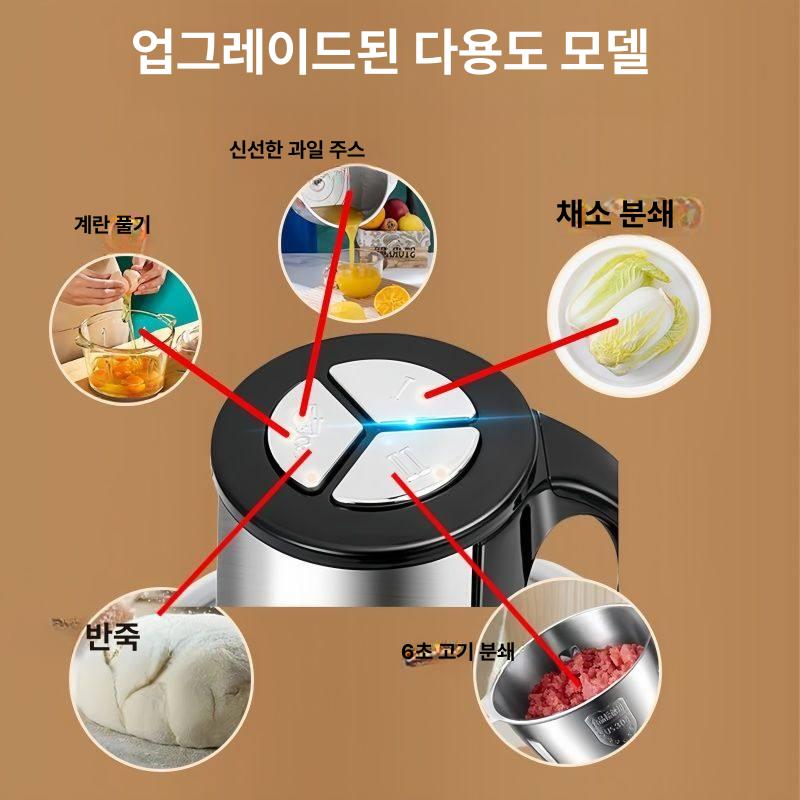 다용도 블렌더 믹서분쇄기 가정용 대형믹서기 다지기 과일 김장용 푸드프로세서 - 상세 이미지 4