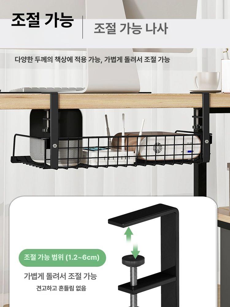 정리함 데스크 정리 케이블 전선정리 용품 전기 선정리 랜선 클립 컴퓨터 마그네틱 책상 - 상세 이미지 4