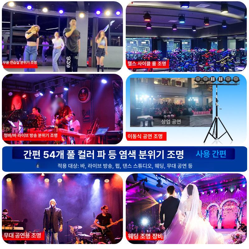 축제 조명 무빙라이트 야외 반딧불 파티 클럽 파라이트 사이키조명 행사 라이트 싸이키 - 상세 이미지 4