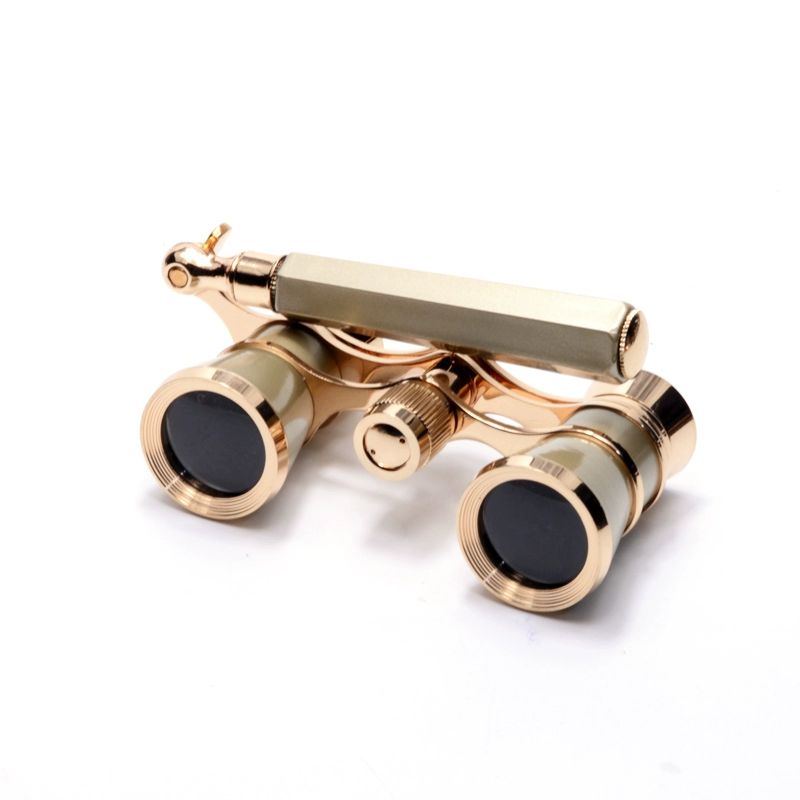 뮤지컬 쌍안경 극장 관람 화이트 망원경 핸들 콘서트 여성용 공연 미니 - 상세 이미지 2