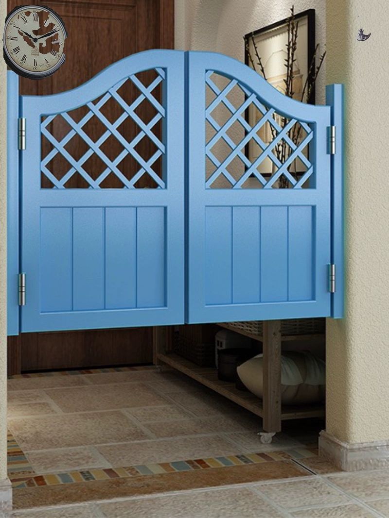 빈티지 칸막이 반문형 소형 레트로 카페 파티션 스크린 분리 가림막 스타일 인테리어 - 상세 이미지 2