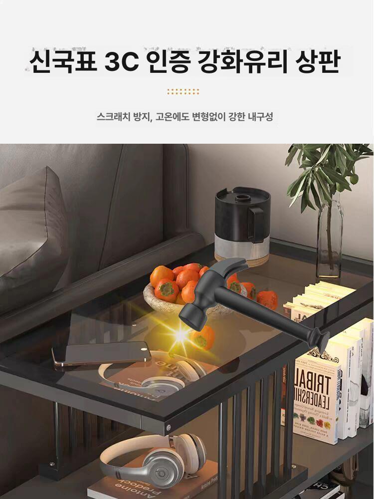 거실 미니쇼파 철제 일인용 간이 사이드테이블 인테리어 북유럽 원룸 등받이 라운지 - 상세 이미지 3