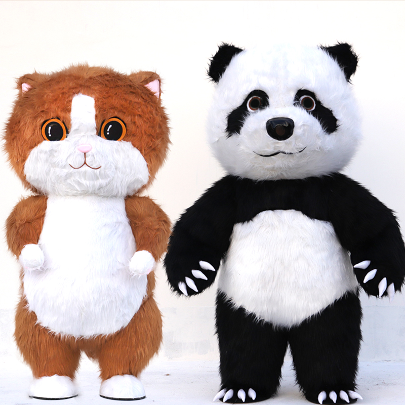 곰 풍선옷 에어슈트 코스프레 의상 할로윈 파티 이벤트 복장 변신 코스튬 - 상품 이미지