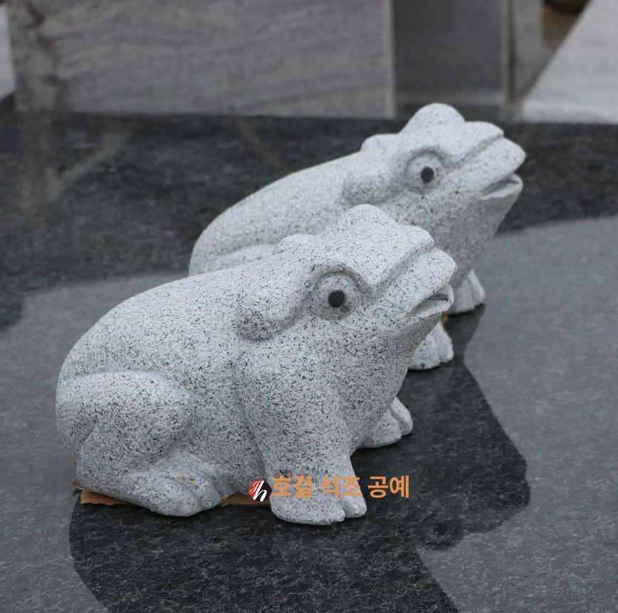 돌두꺼비 석상 행운 조경 소품 장 높이 개구리 인테리어 재물 두꺼비 장식품 황동 조형물 - 상세 이미지 3