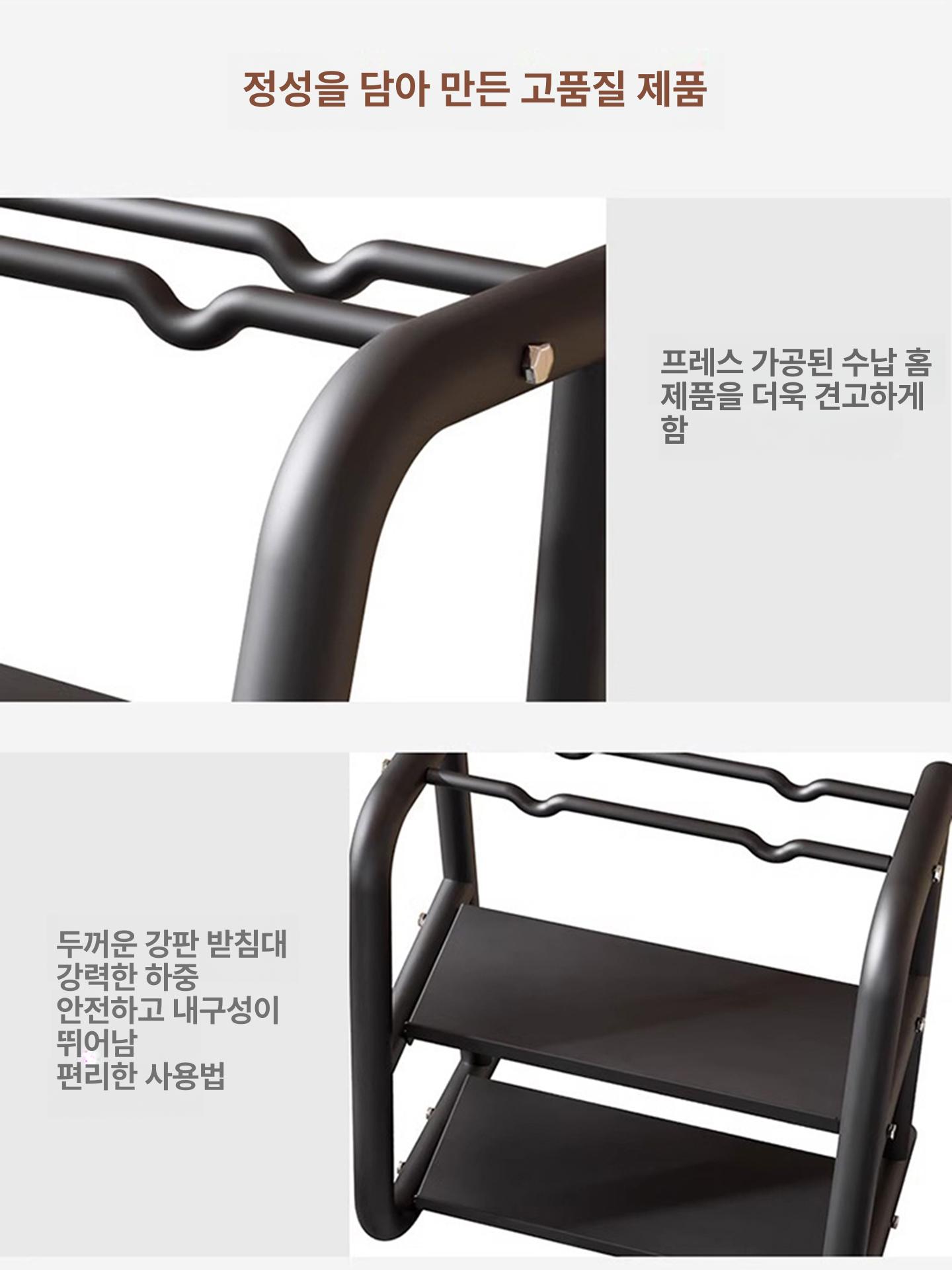 원판 덤벨거치대 보관함 받침대 홈짐 덤벨랙 선반 다기능 보관대 홈트 프리미엄 - 상세 이미지 5