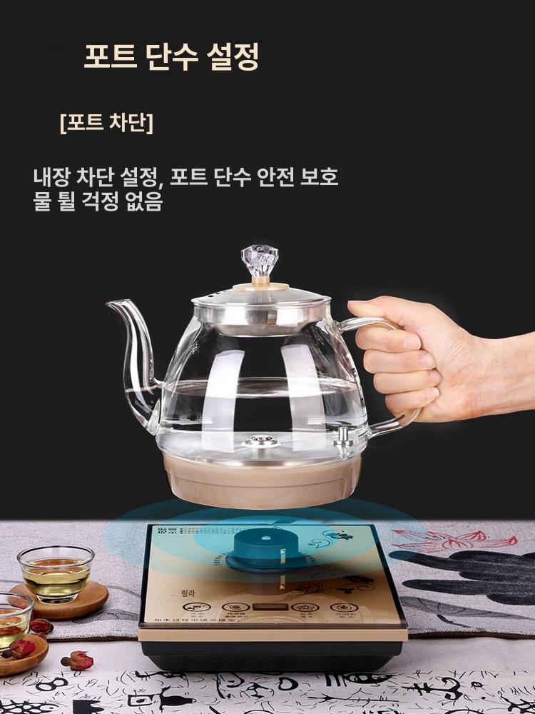 전기 차탕기 전자동 급수 소독 티포터 보온포트 업소용 필터 추출형 방열형 전통차 - 상세 이미지 4