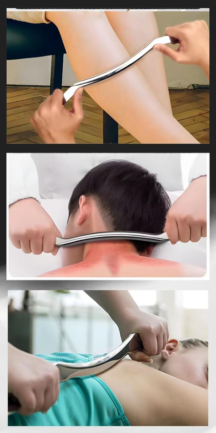 두피 괄사도구 라운드 얼굴 경락 헤드 신형 스틱 어깨 머리 안마 지압봉 림프순환 - 상세 이미지 2