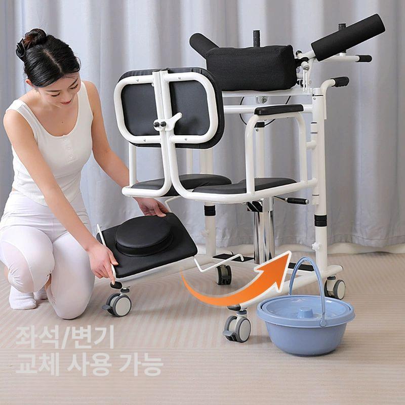 유압식 환자 리프트 이동 보조 침대 거동 불편 어르신 블랙 유압식 - 상세 이미지 3