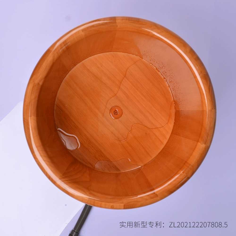 족욕탕 족욕기 목욕통 각탕기 통발 대야 캡 족탕 히노끼족욕 습식 편백나무 발찌개 - 상세 이미지 4