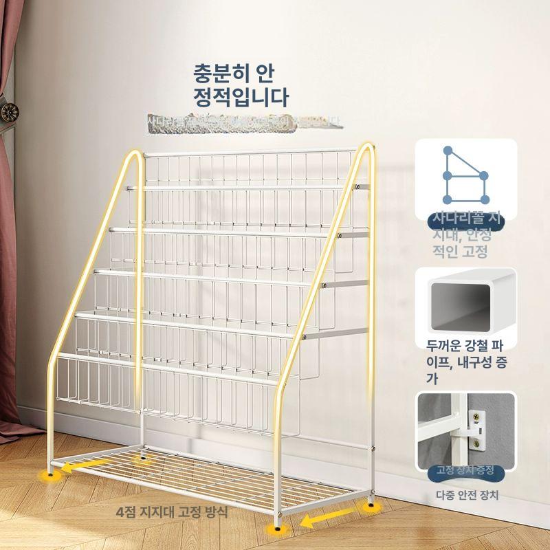 잡지꽂이 매거진랙 팜플렛 진열대 전시대 책장 거치대 전단지 책꽂이 카탈로그 북선반 - 상세 이미지 4
