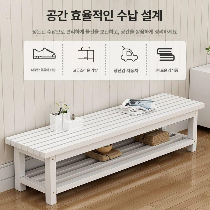 목욕탕 벤치 나무 사우나 욕실 찜질방 의자 단층 평상의자 탈의실 욕조 원목 평상 - 상세 이미지 3