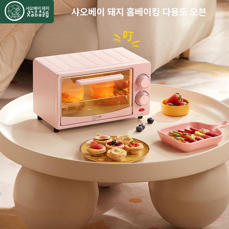 초미니 레트로 초소형 멀티 차박 자취생 캠핑 자취 보관 가정용 오븐 기숙사 미니 - 상세 이미지 2