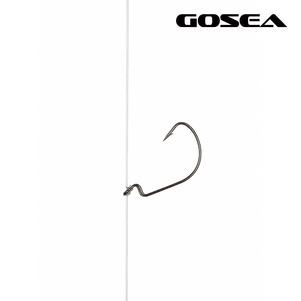 GOSEA 스넬노트 광어 다운샷 채비 와이드갭 GSF-C9 오프셋 훅 우럭 바늘 - 상세 이미지 5
