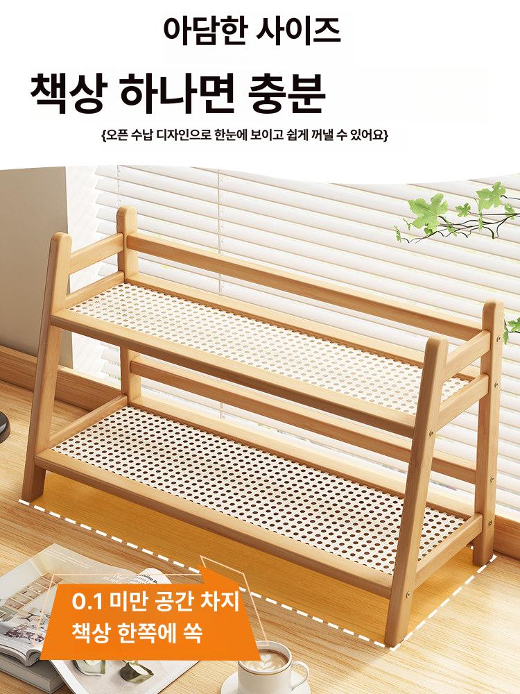 다용도 원목 선반장 조립식 모듈 공간활용 수납 인테리어 - 상세 이미지 3